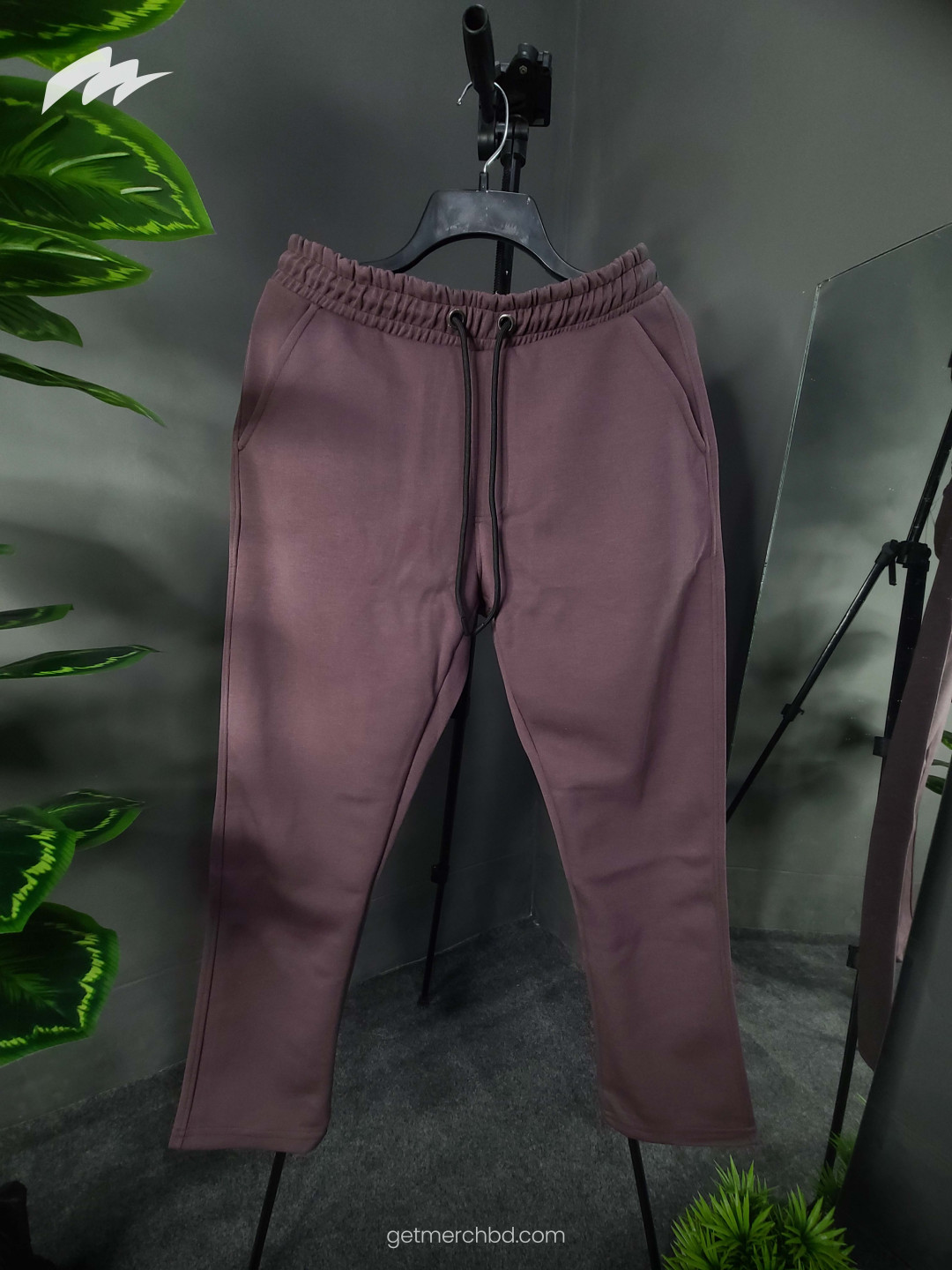 Comfy Back Pocket Trouser - Burgundy