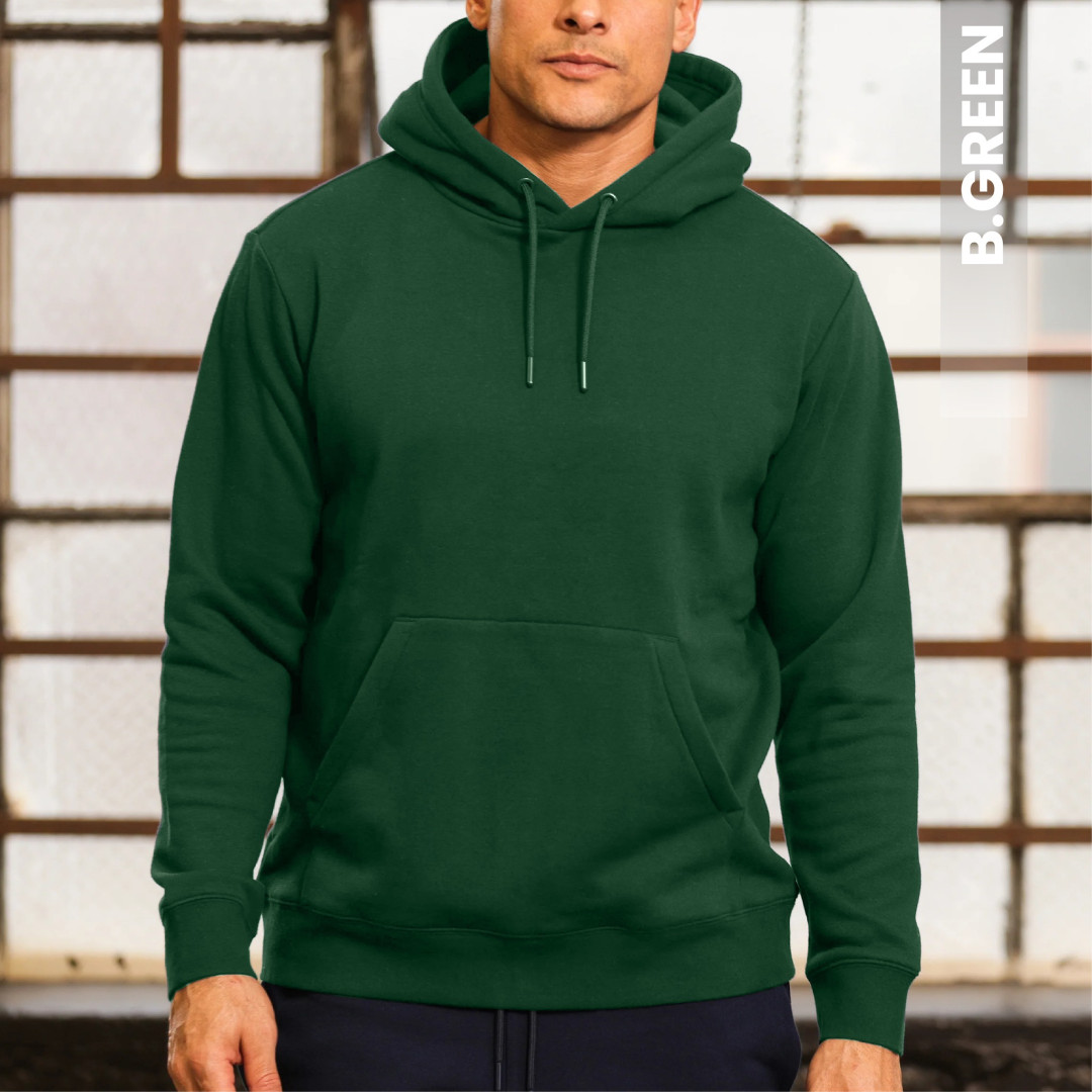 Premium HOODIE - BOTTLE GREEN