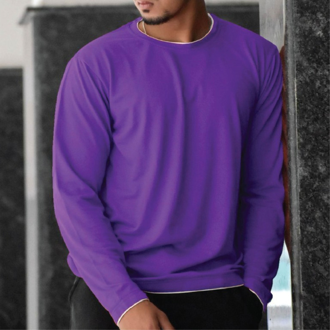 PURPLE - Full Sleeve T-shirt