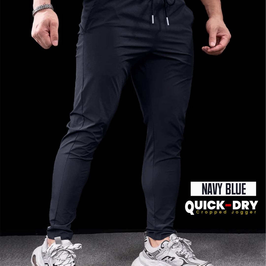 Quick Dry Gym Trouser - NAVY BLUE