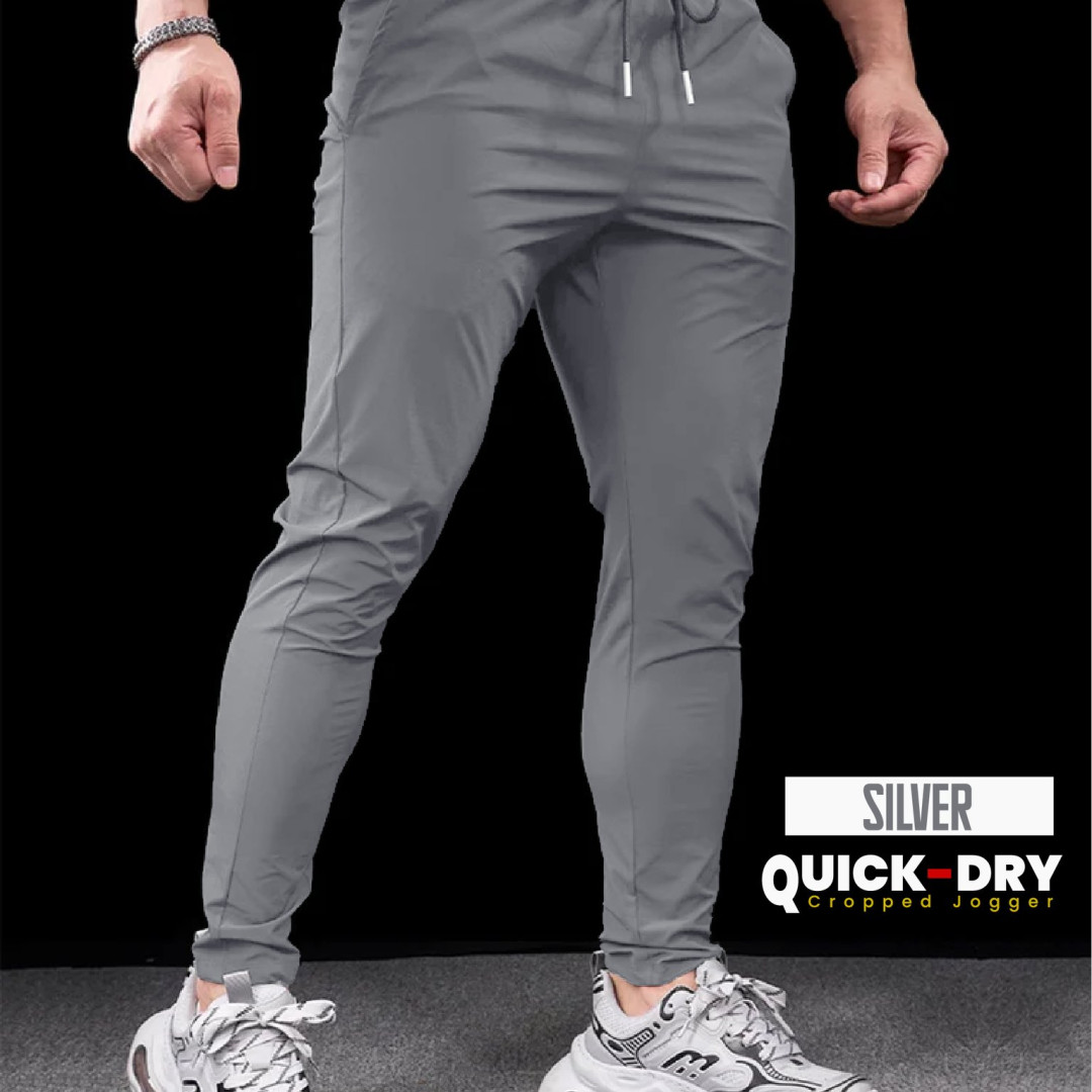 Quick Dry Gym Trouser - SILVER