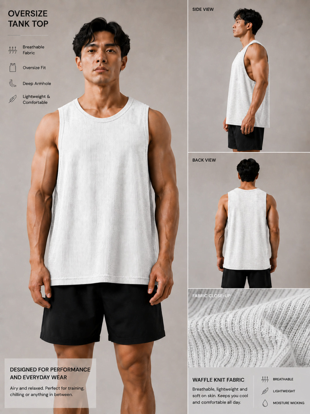 White - Oversize Tank Top