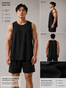 Black - Oversize Tank Top