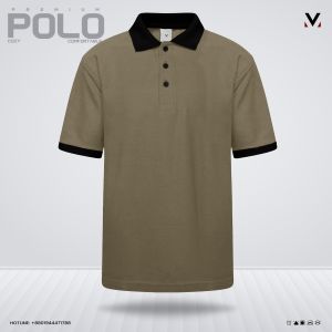 BROWN - Contrast Regular Polo