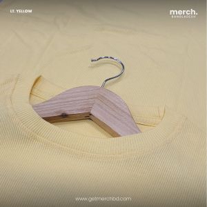 LT. Yellow - RIB T-SHIRT