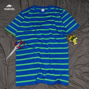 STRIPE T-SHIRT - Navy Blue